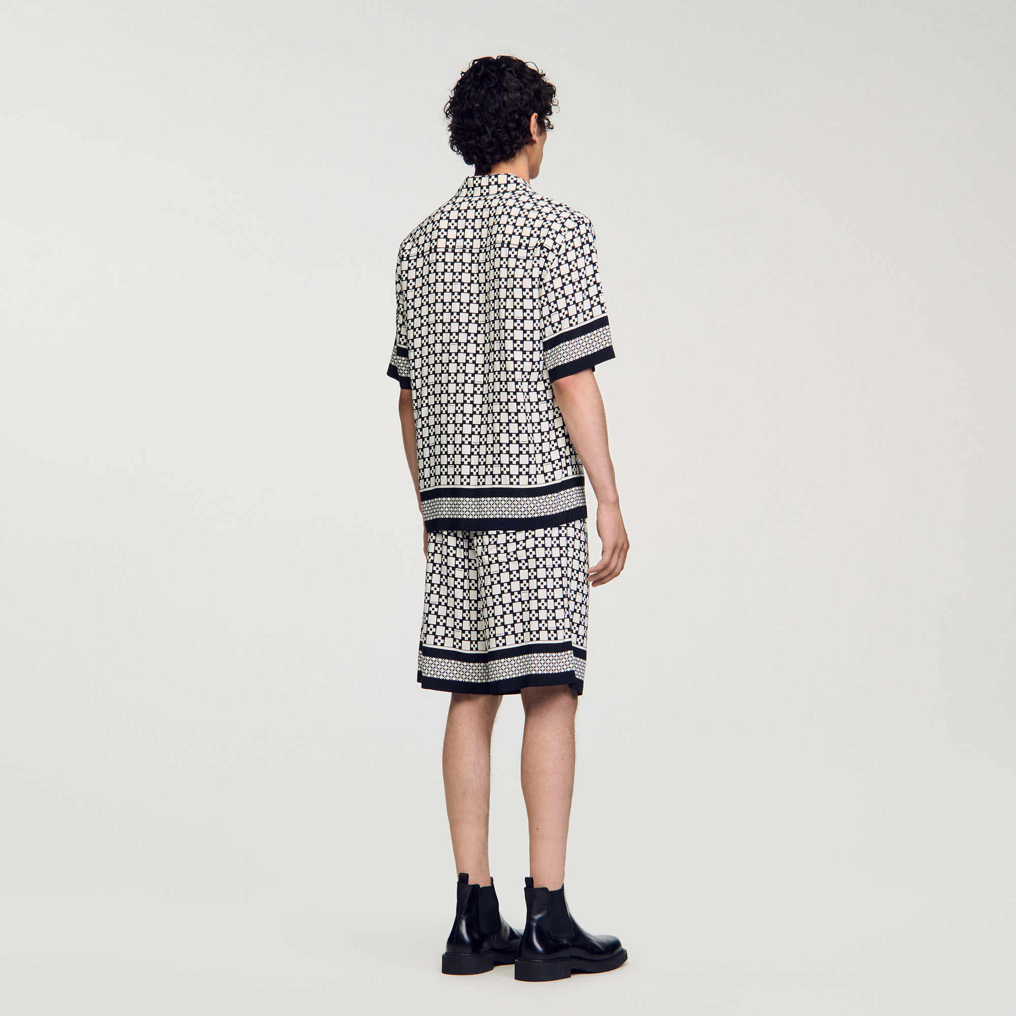SQUARE CROSS SHORT-SLEEVED SHIRT - 6
