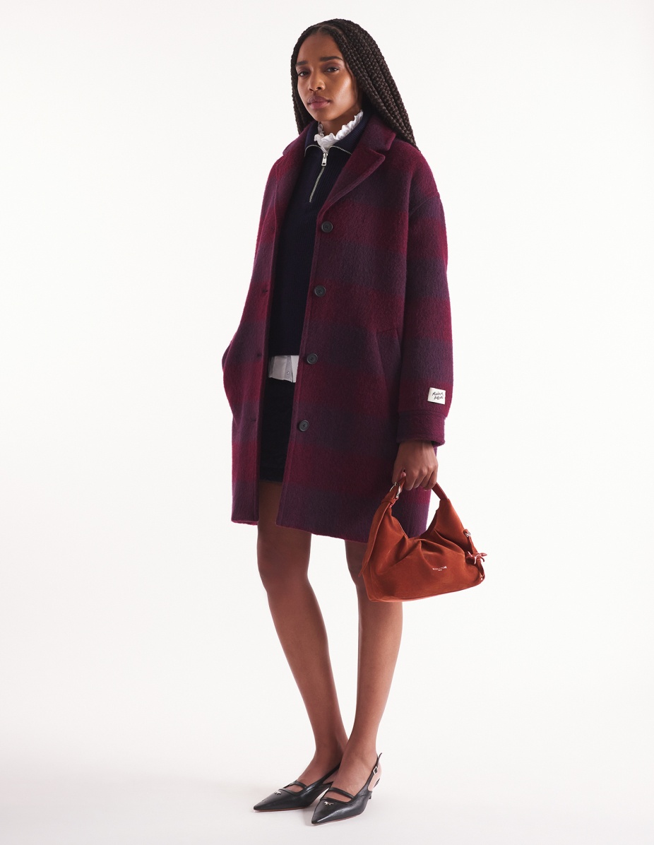 BRUSHED WOOL COAT - 2