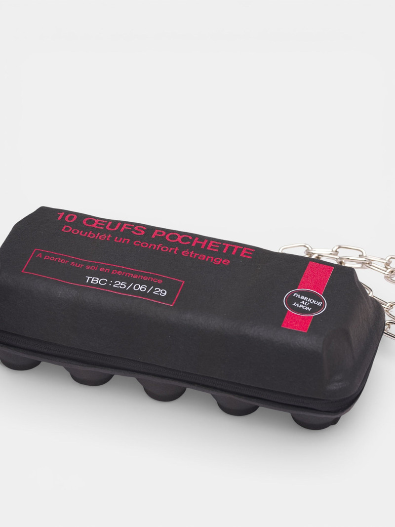 doublet Black Trompe L'oeil Egg Bag outlook