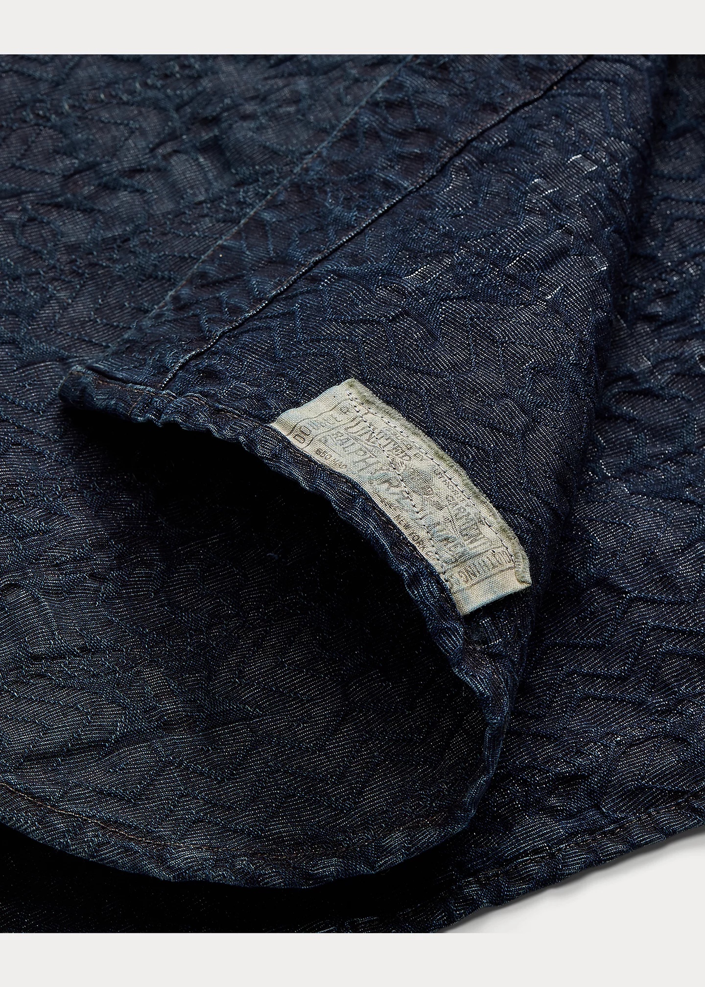 Indigo Jacquard Workshirt - 5