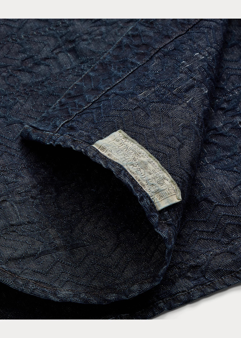 Indigo Jacquard Workshirt 5