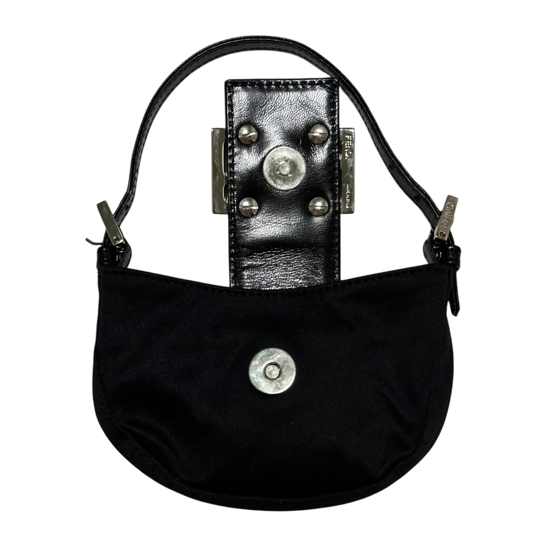 FENDI Spring Summer 1999 Nylon Mini Croissant Bag - 5