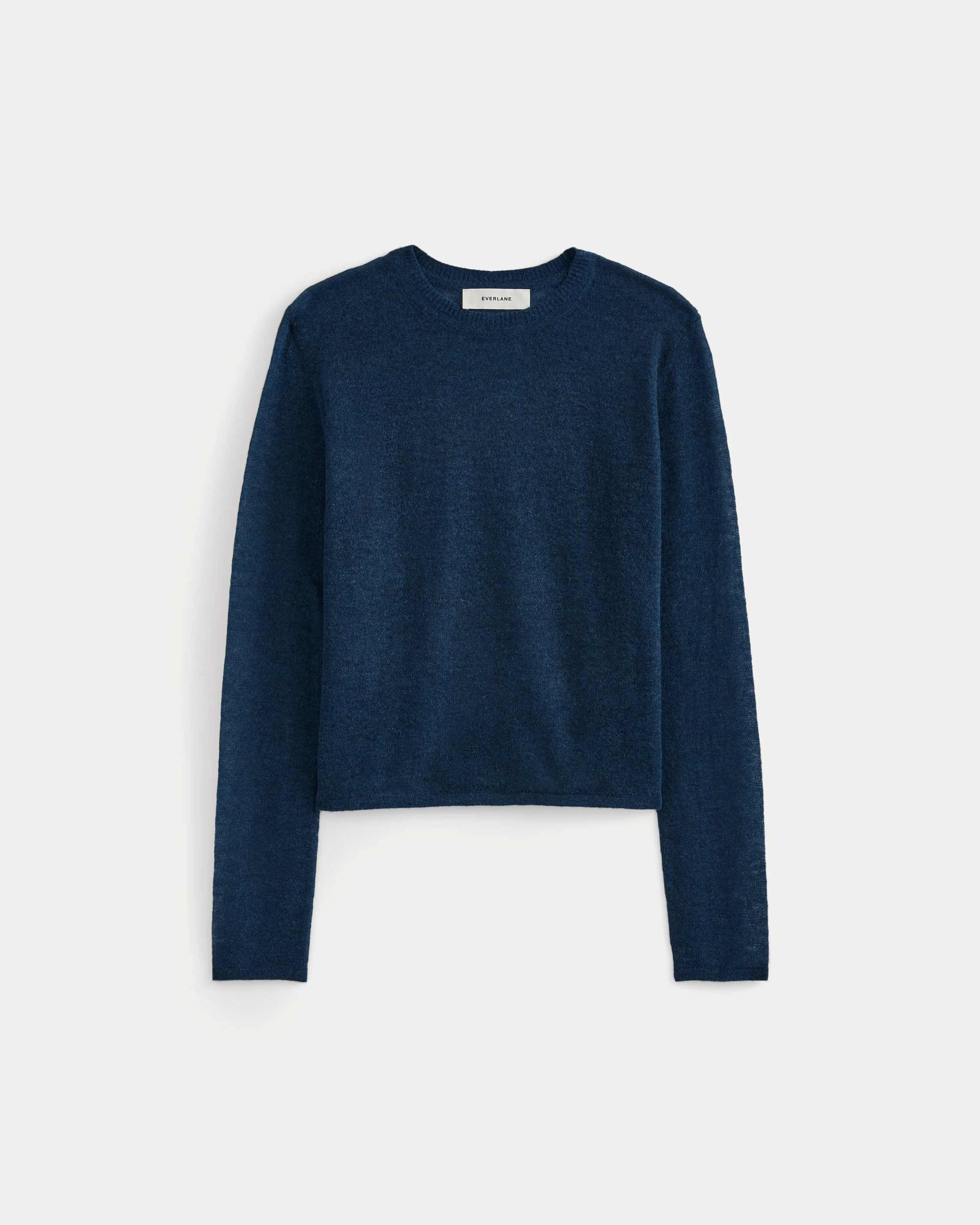 AIR ALPACA LONG-SLEEVE SLIM CREW - 1