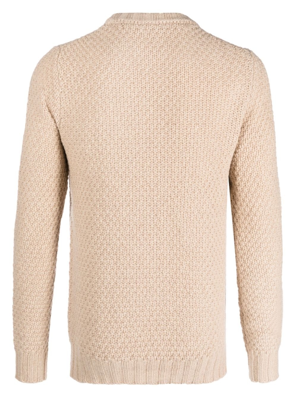 chunky-knit wool jumper - 2