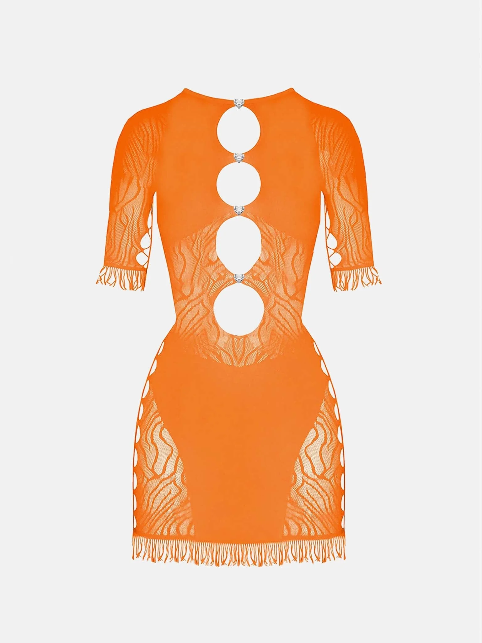 MIRANDA DRESS TANGERINE - 1