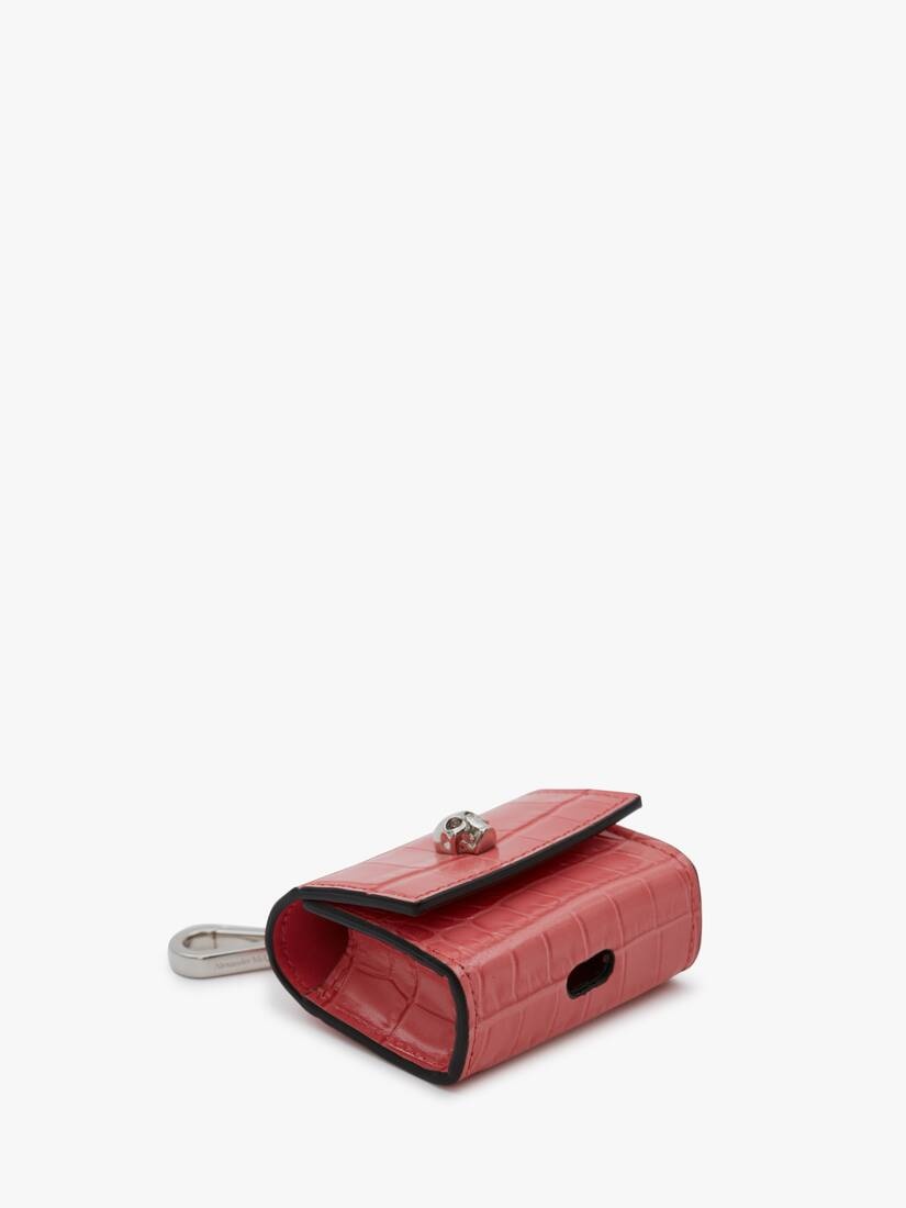 Skull Air Pod Pro Case in Coral - 6