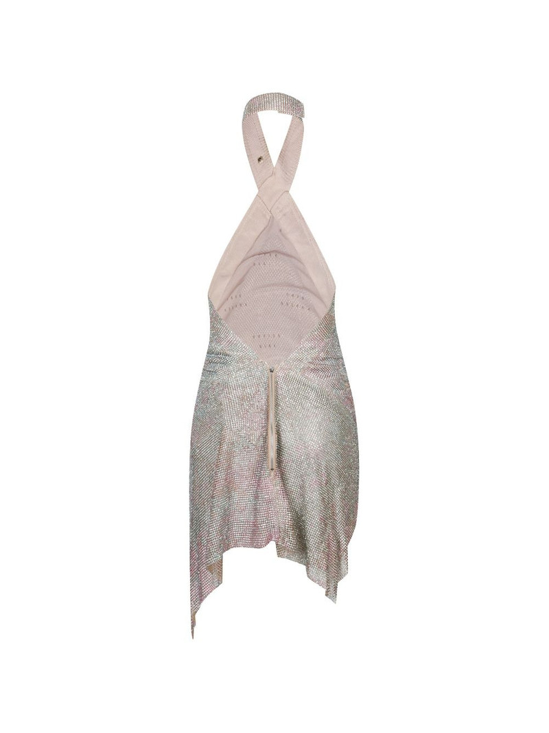 POSTER GIRL halterneck asymmetric dress outlook