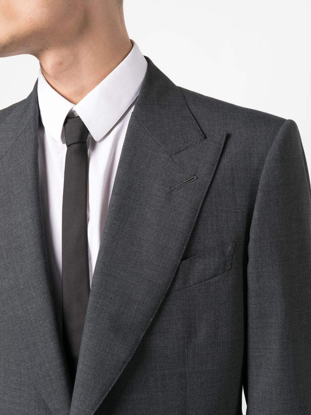single-breasted wool suit - 5