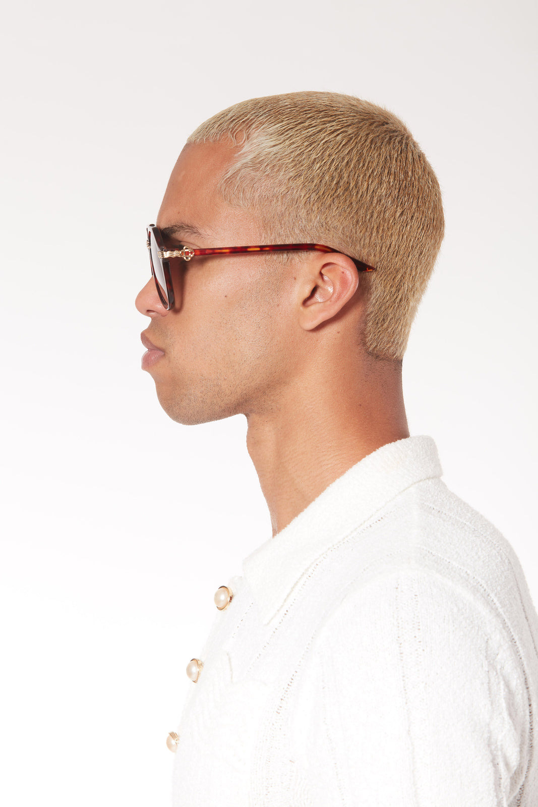 Rajio Gold & Brown Sunglasses - 5