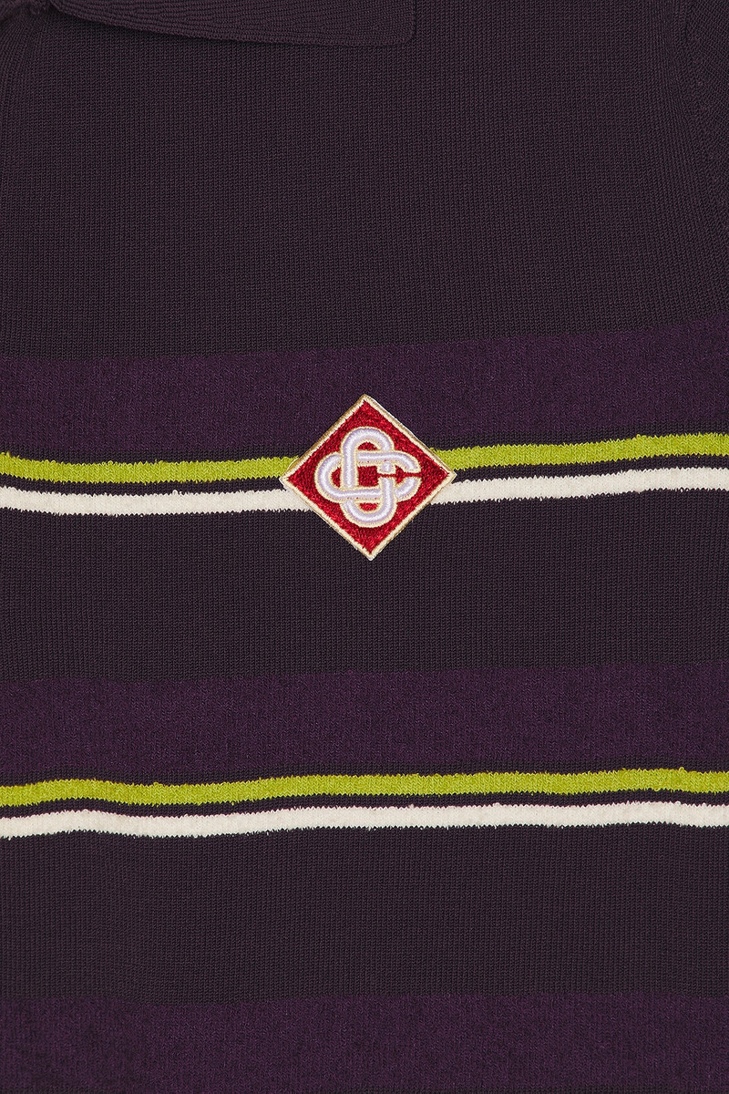 CASABLANCA Stripe Polo Shirt outlook