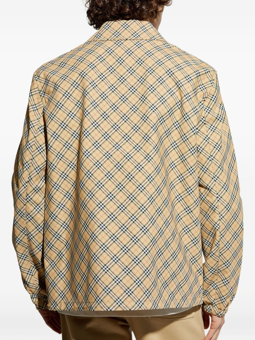 checked overshirt - 4