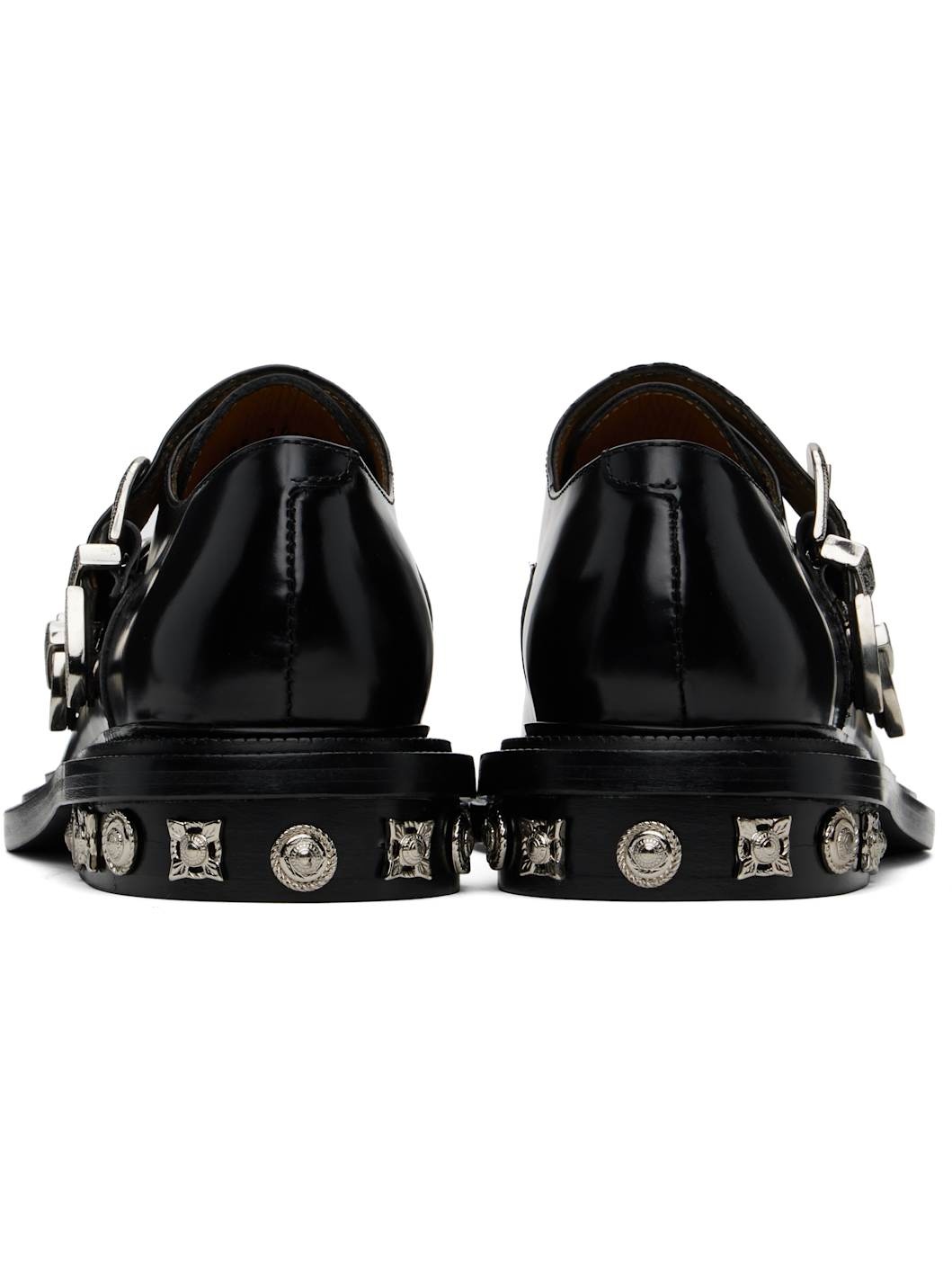 Black Polished Monkstraps - 2