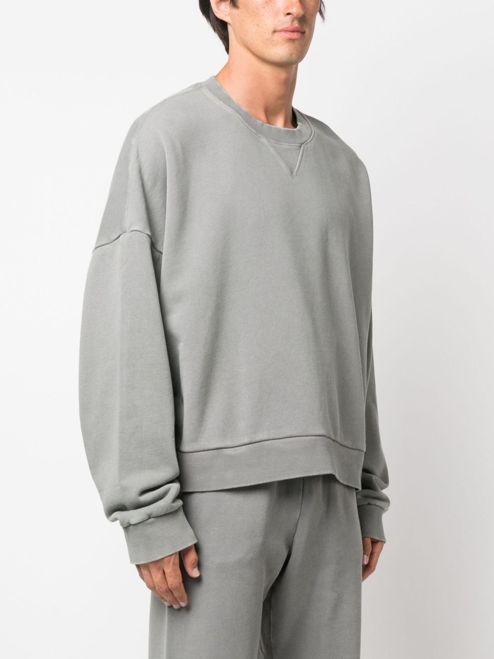 mÃ©lange-effect cotton sweatshirt - 4