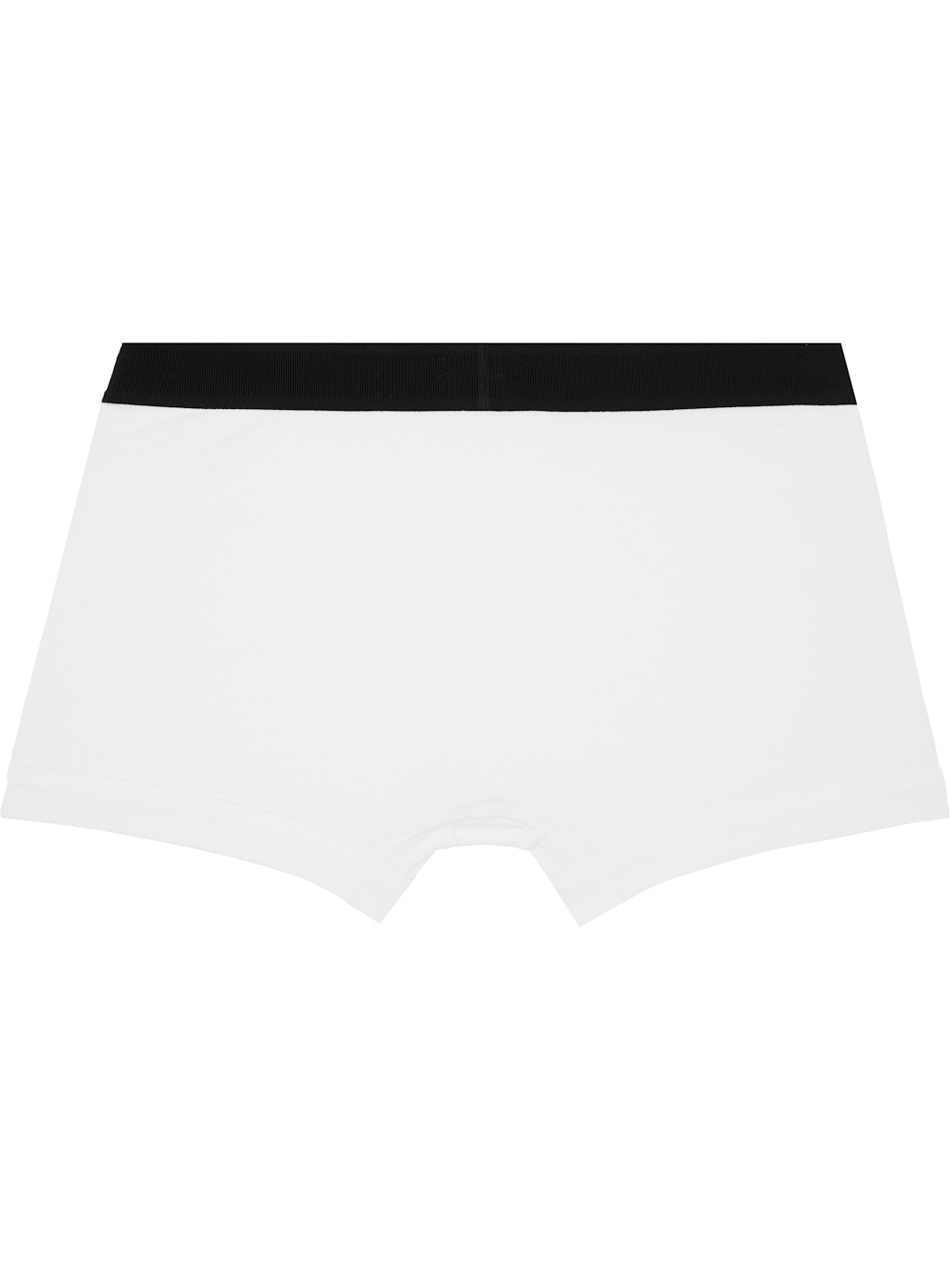 White Cotton Boxer Briefs - 2
