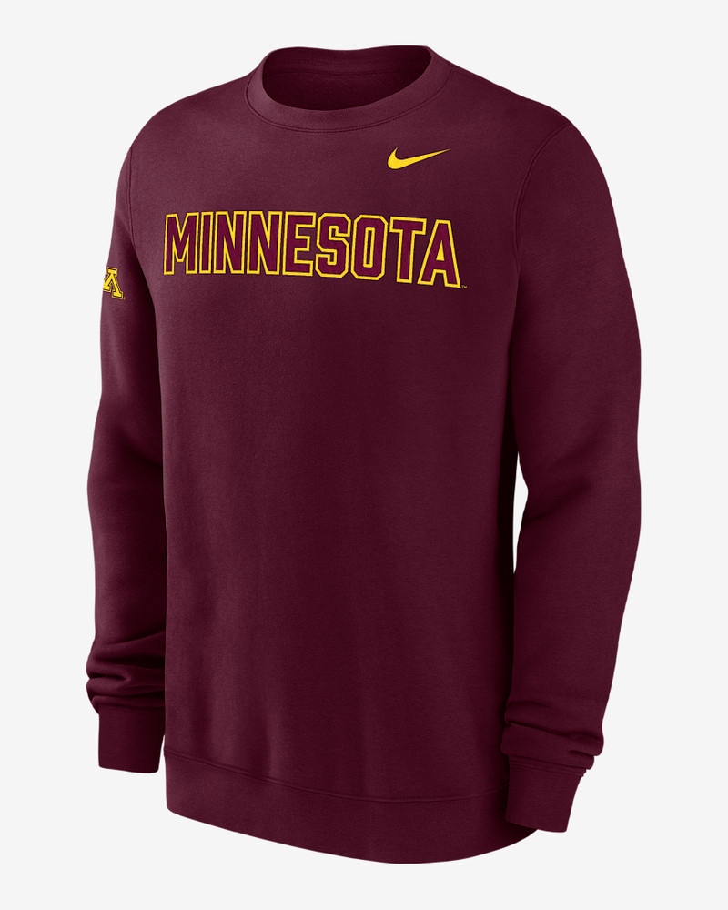 Minnesota Club Fleece Men's Nike College Crew-Neck Sweatshirt 1