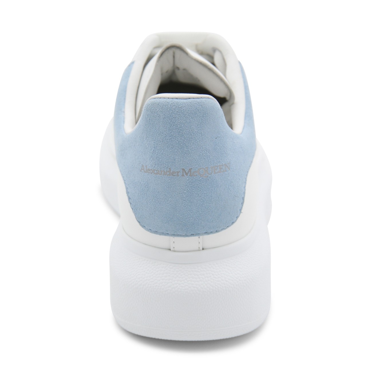 white leather oversize sneakers - 4