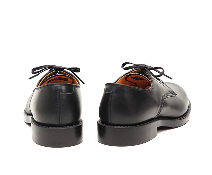 LK-029 USN Low Quarter Shoes French Calf Black - 5