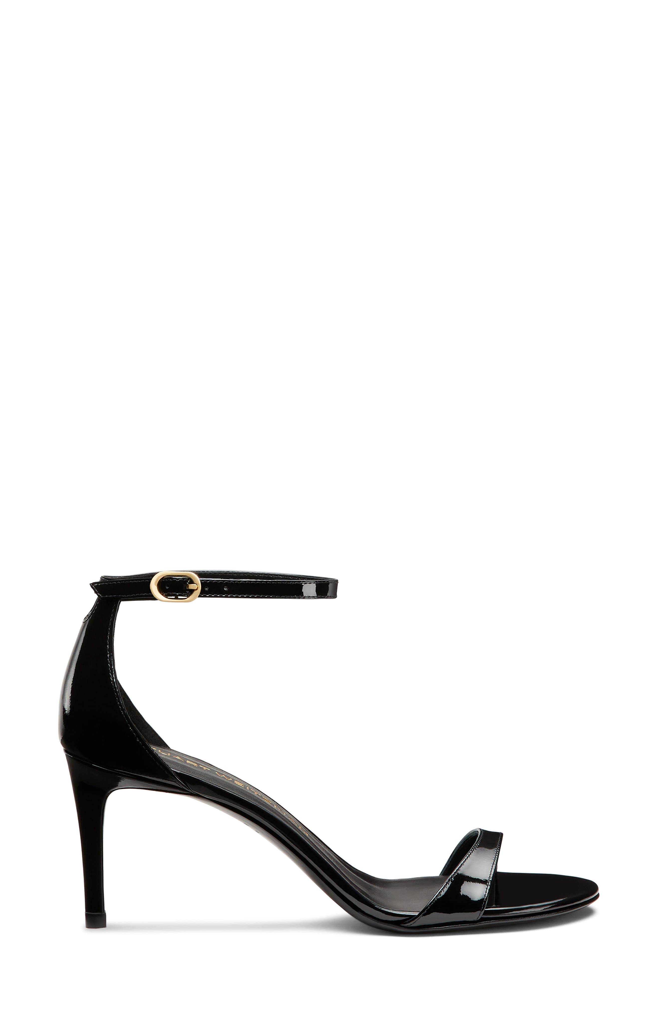 Stuart Weitzman Nudist II 75 Sandal in Black at Nordstrom - 2