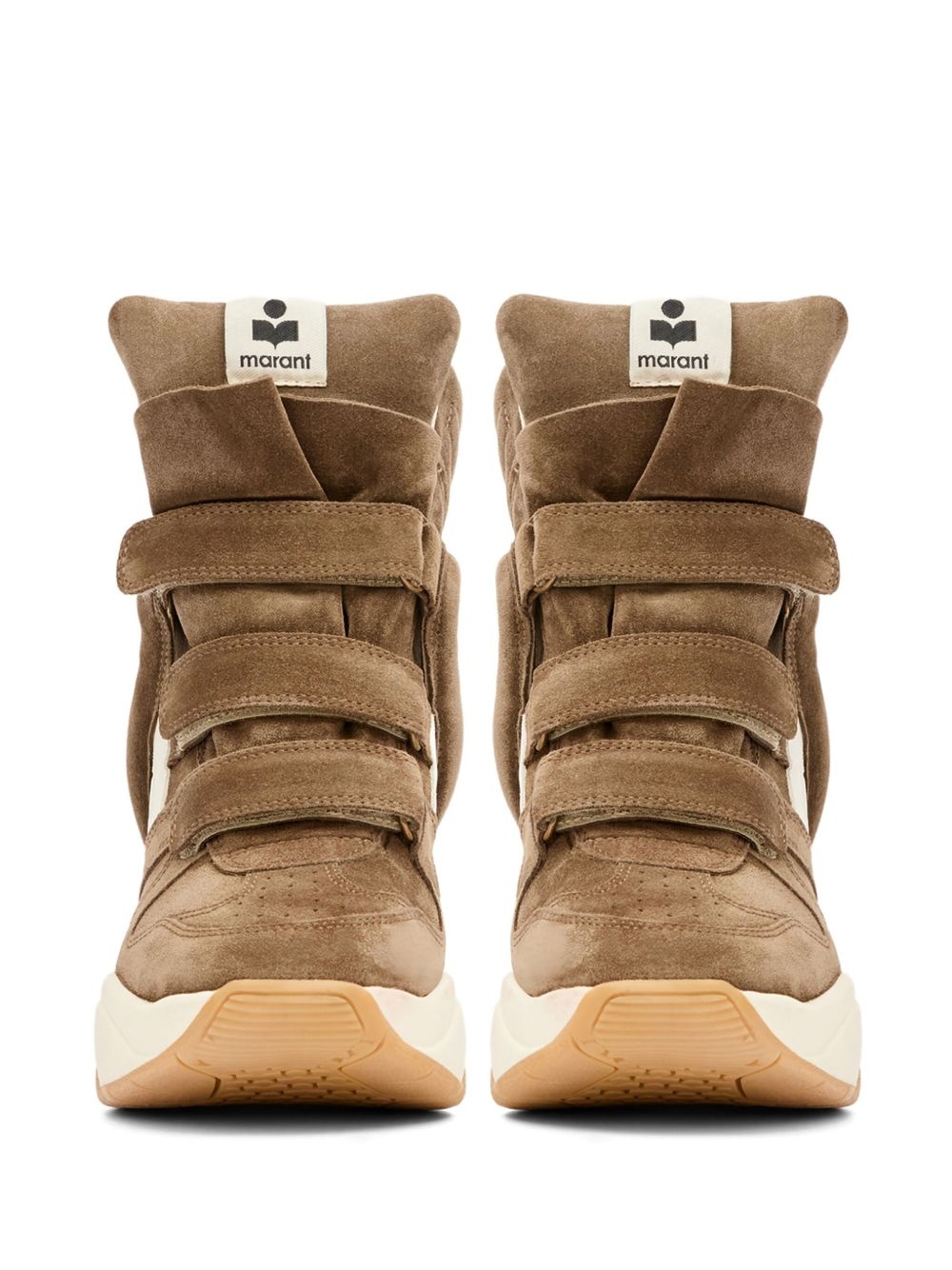 Balskee suede wedge high-top sneakers - 4