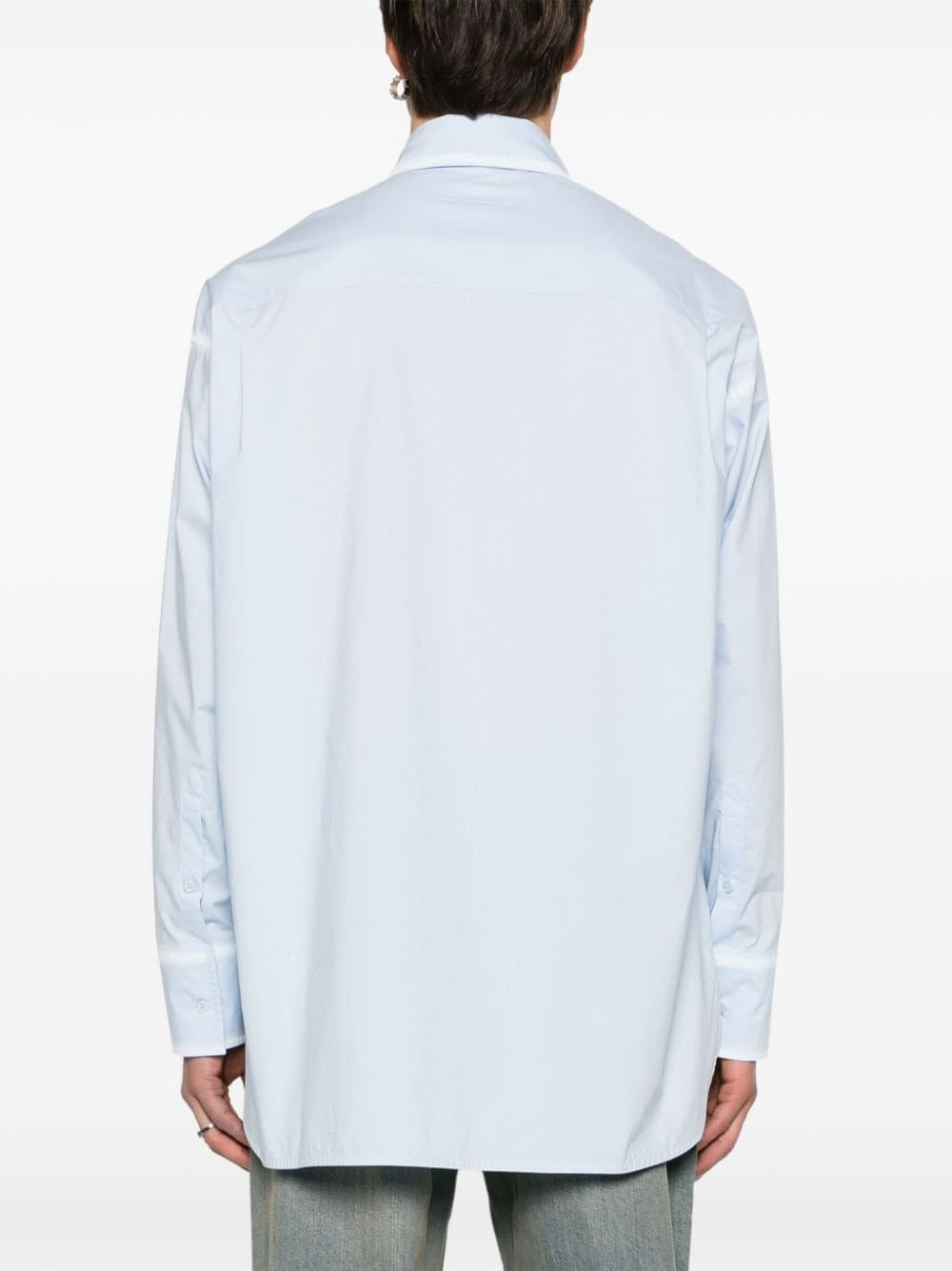 distressed cotton shirt - 4