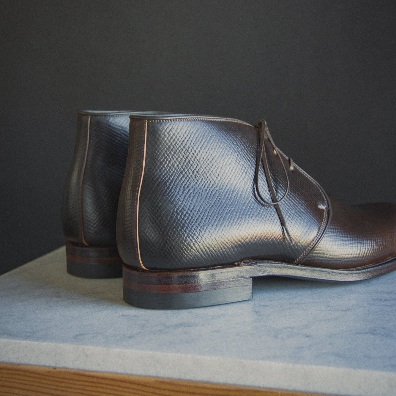 Uplands - Mahogany Hatchgrain Shell Cordovan® - 7
