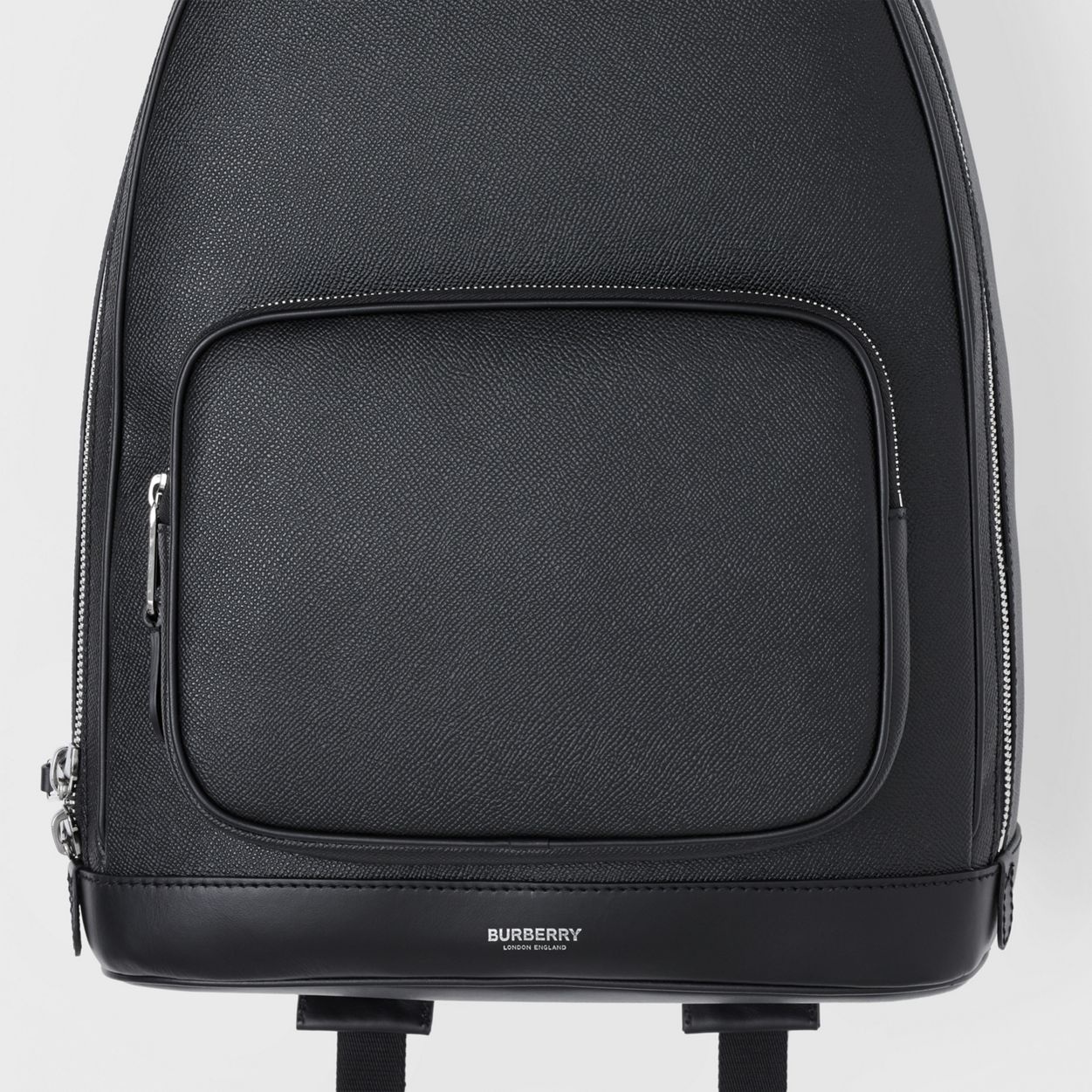 Grainy Leather Backpack - 2