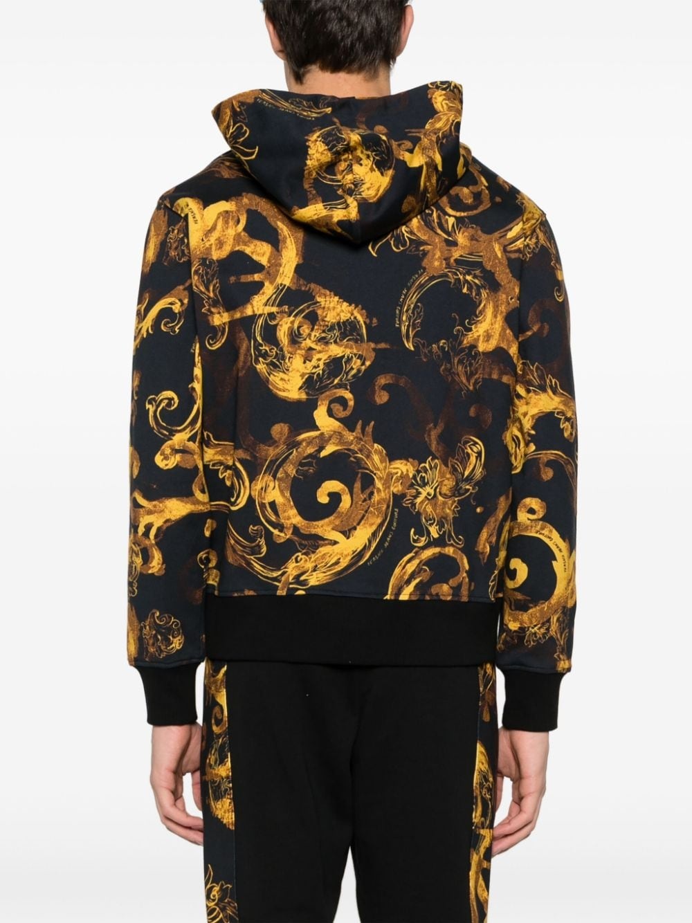 Watercolour Couture hooded jacket - 4