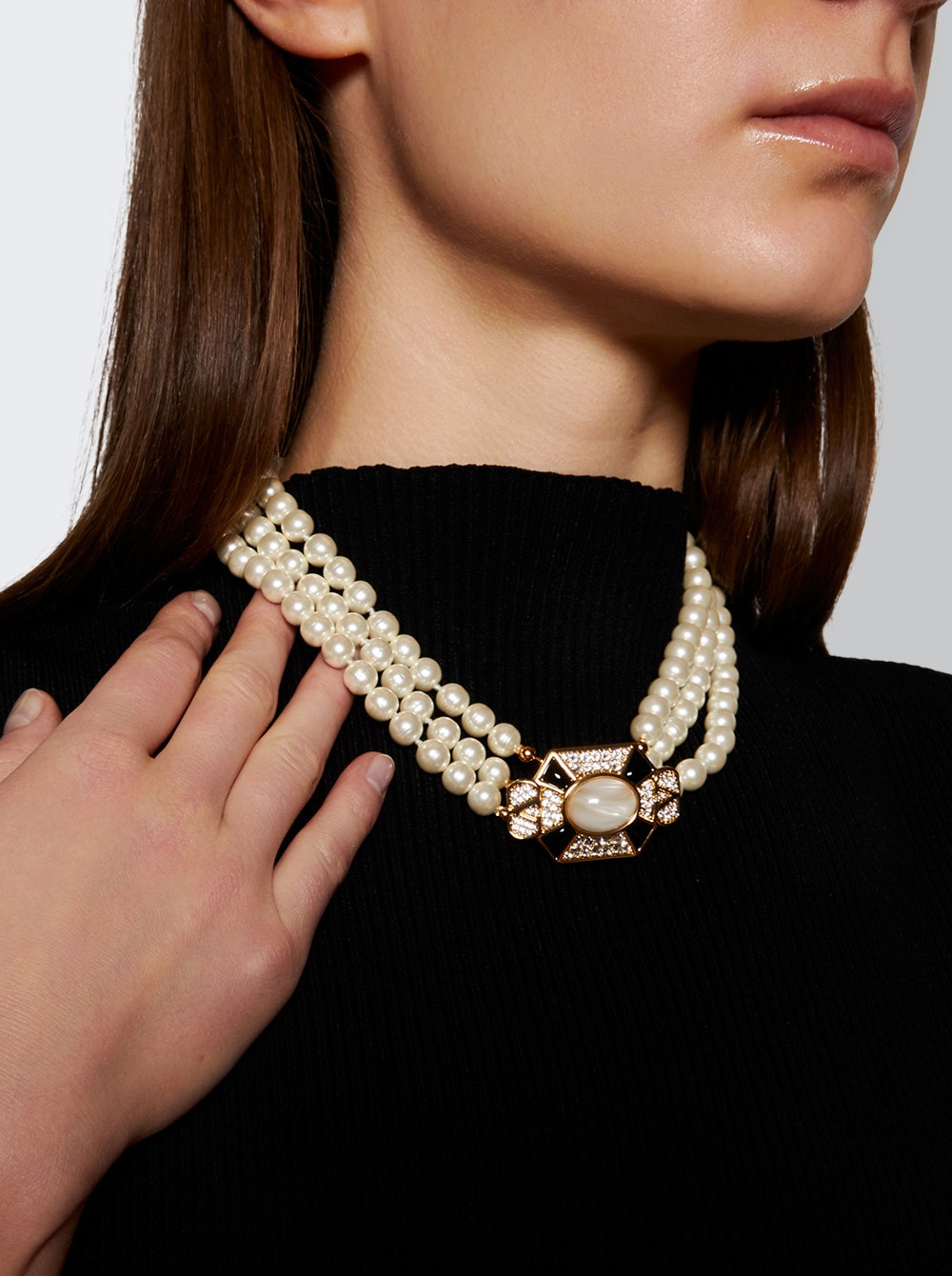 Fleur Lumineuse Necklace White - 2