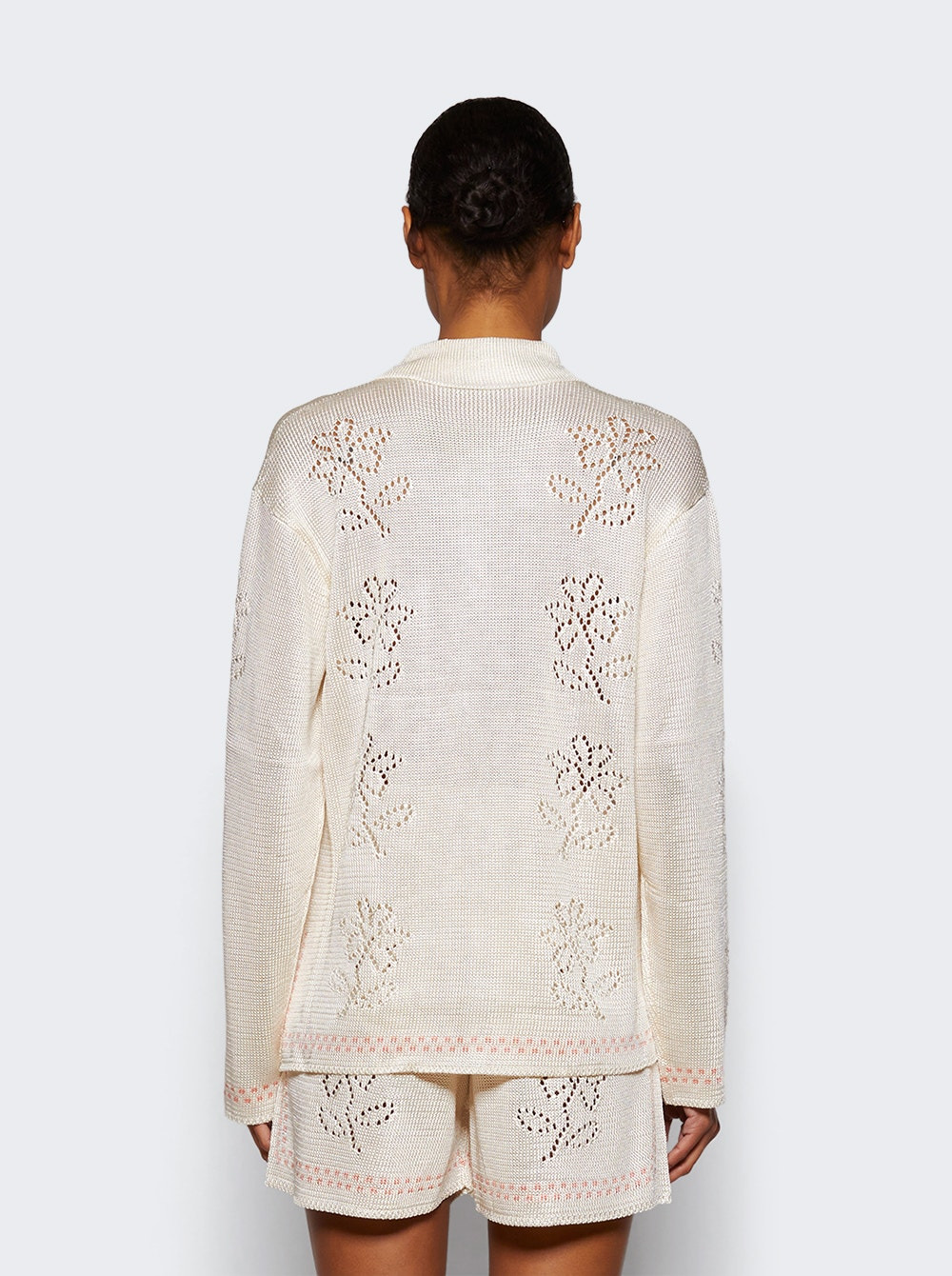 Dinner Party Long Sleeve Shirt Natural And Shell - 5