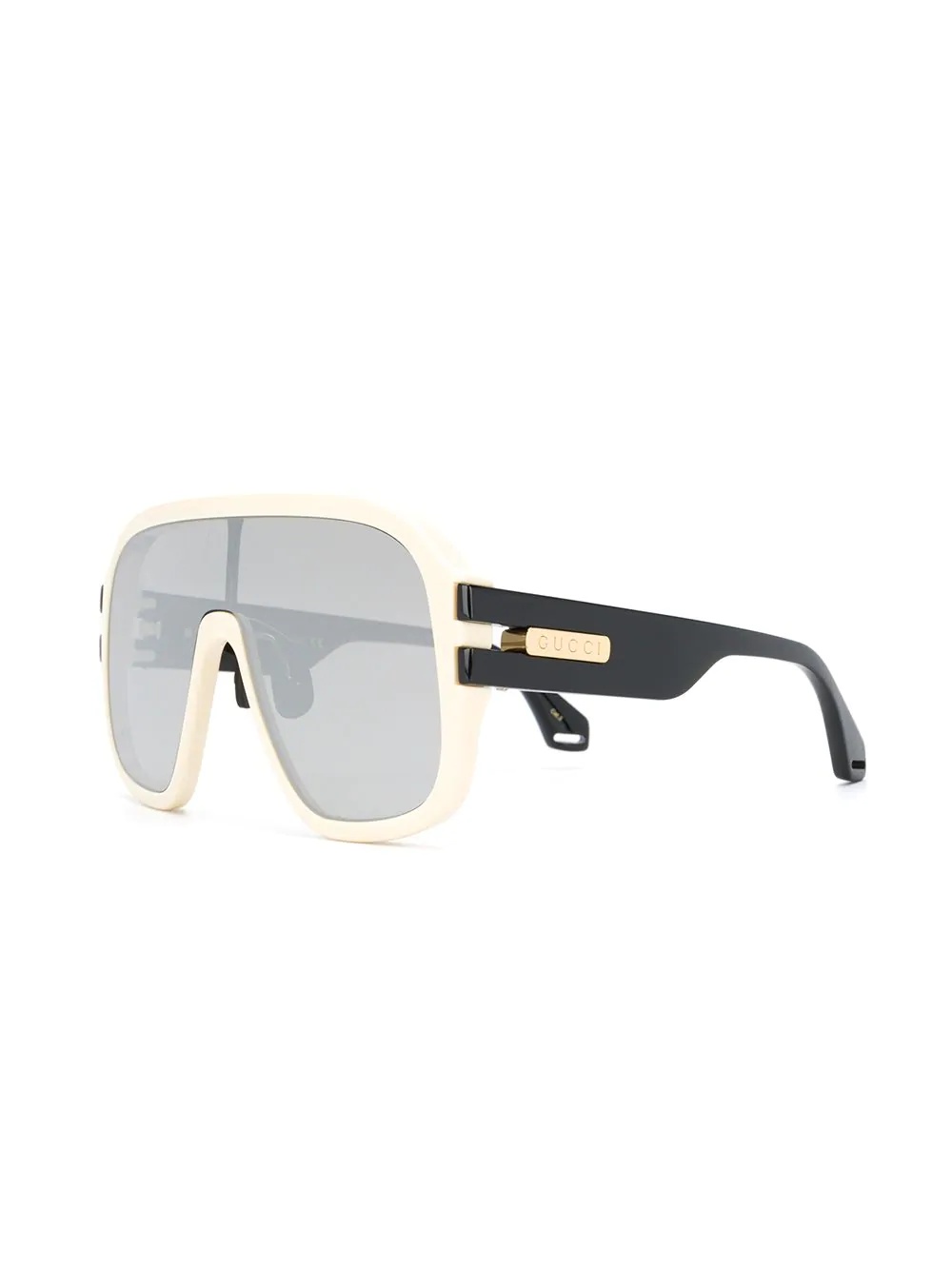 oversized mask-frame sunglasses - 2