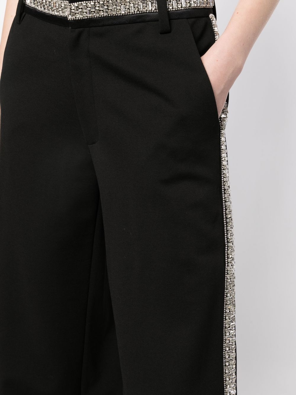 Jessa crystal-embellished trousers - 5
