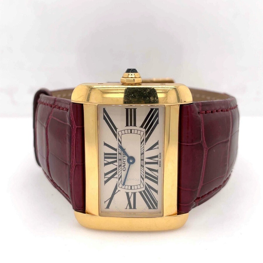 Pre-owned Cartier Divan Whtie Dial Ladies Watch W6300856 - 5