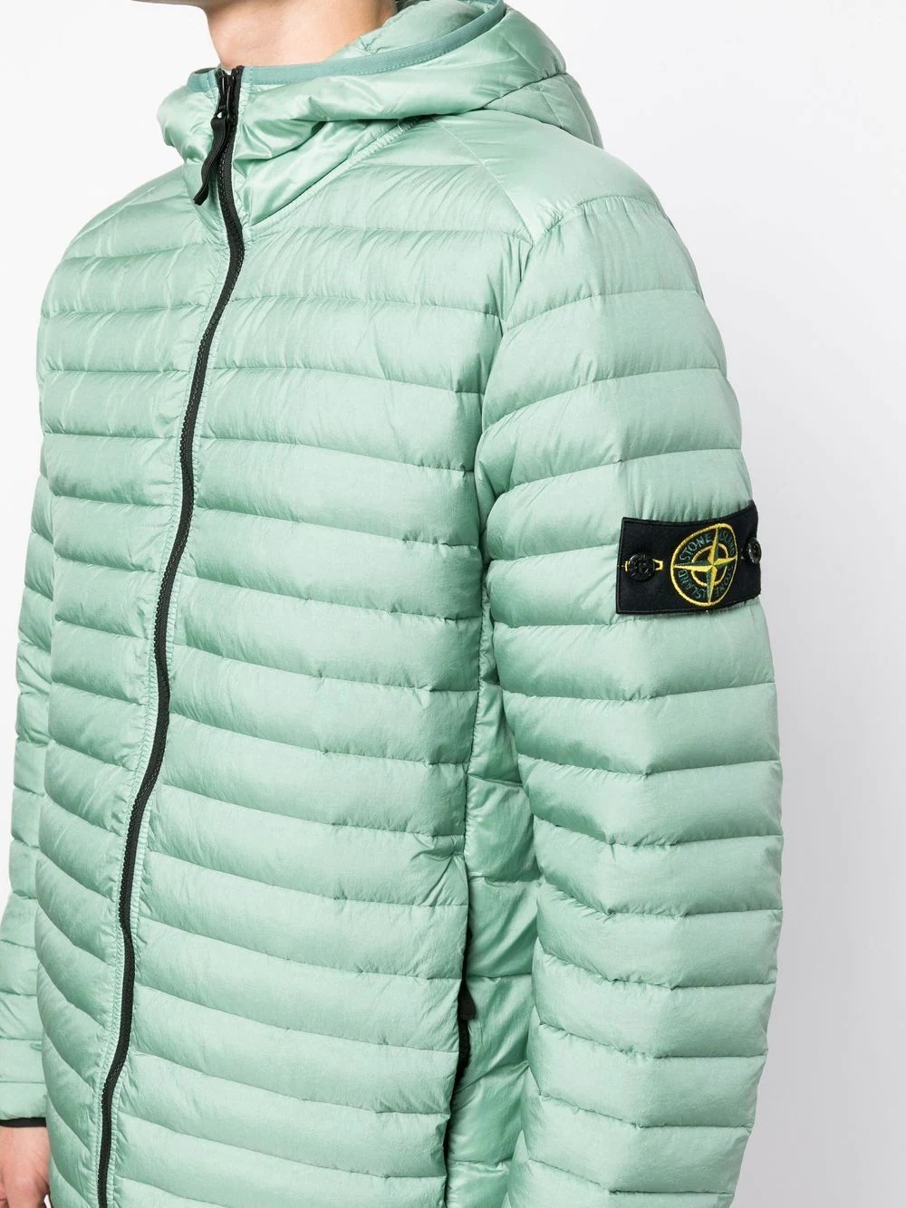 Compass-patch puffer jacket - 5