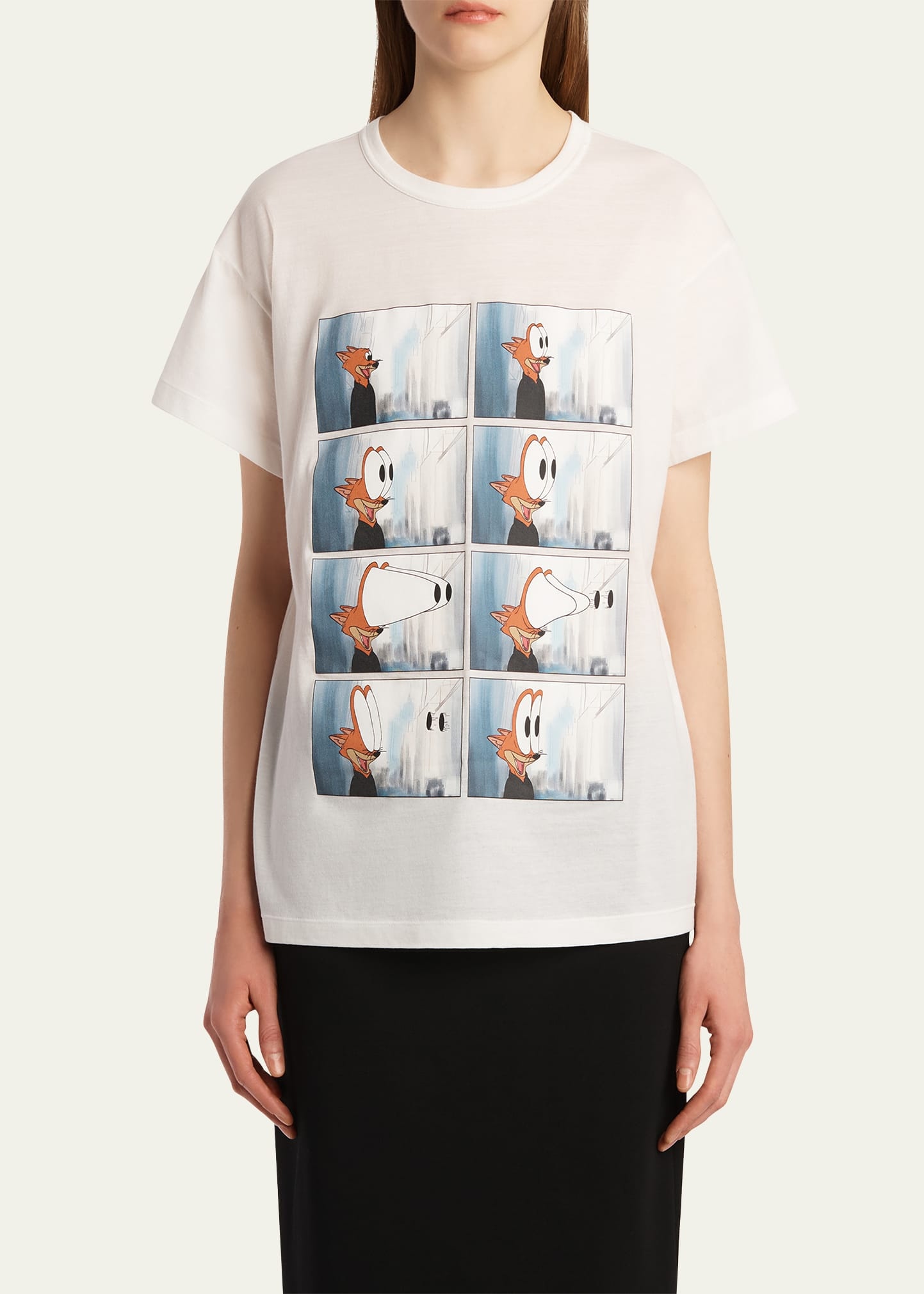 Maeve Graphic Short-Sleeve Top - 3