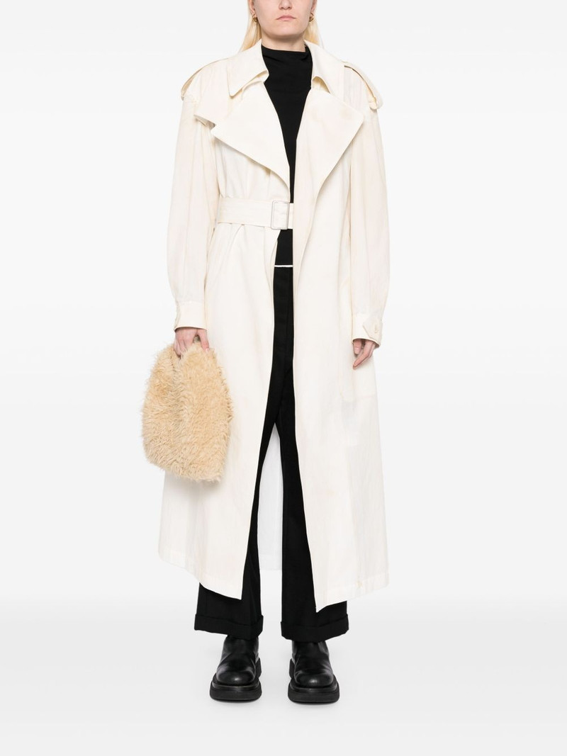 Y's dump rooler printing trench coat outlook