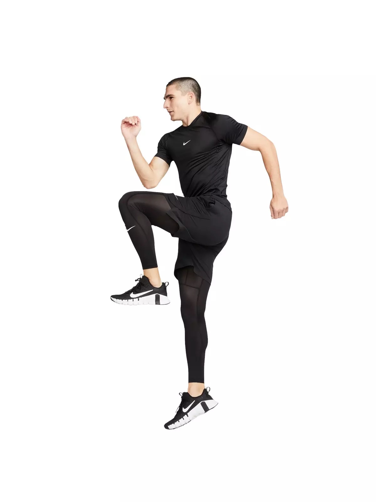 Men's Pro Dri-FIT Slim Short-Sleeve Top-Black - 5