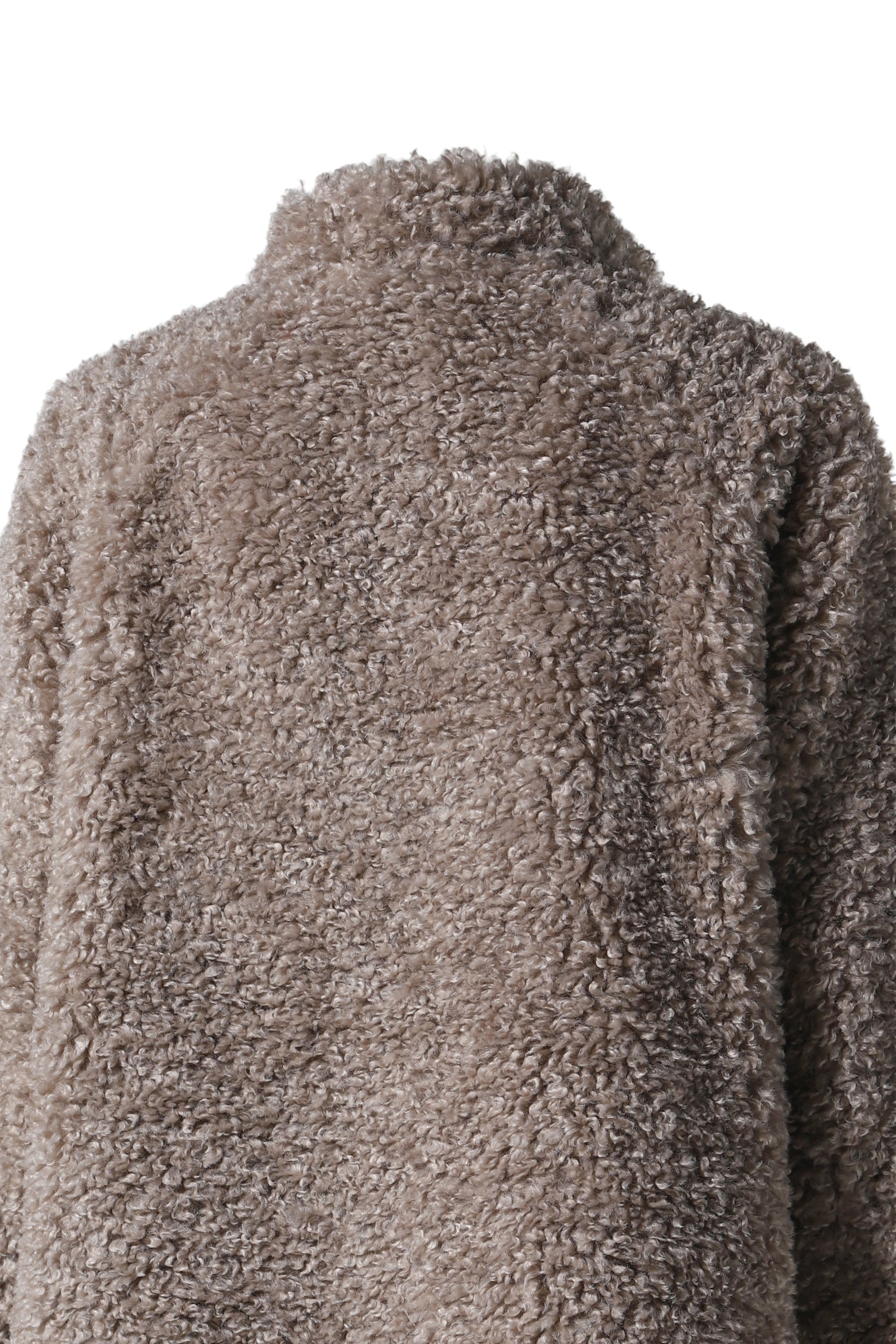 S.C.FUR JACKET - POLY CURLY FUR / BEI - 5