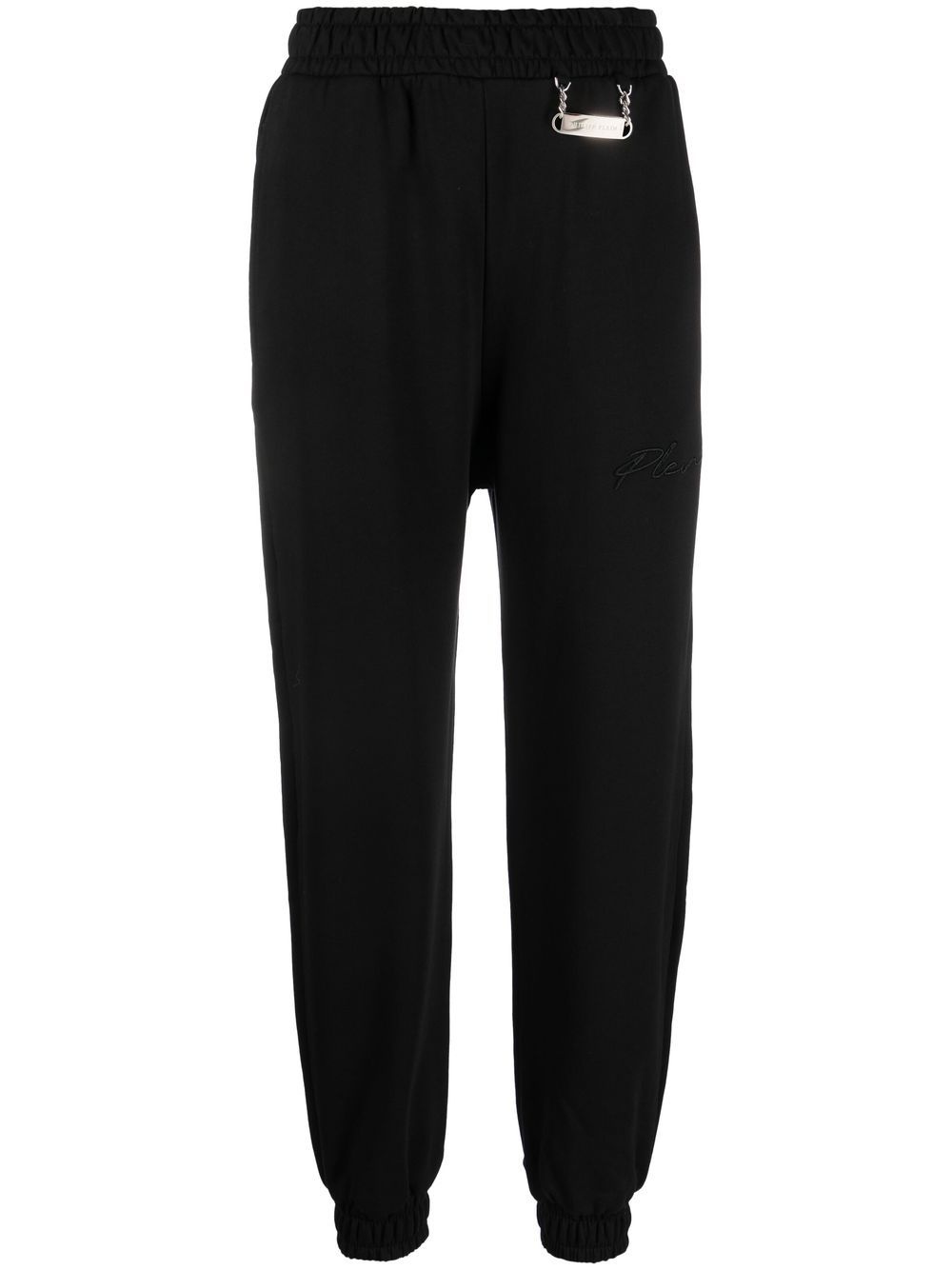 elasticated track pants - 1