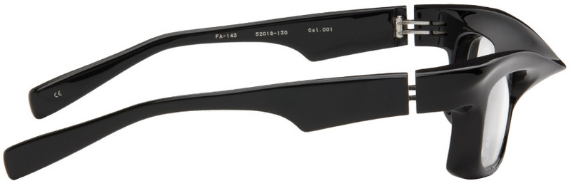 FACTORY900 SSENSE Exclusive Black FA-143 Glasses outlook