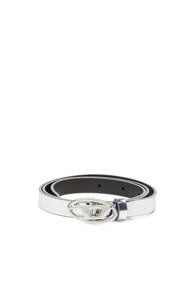 1.5CM SLIM BELT WITH MIRRORED METALLIC FINISH 1
