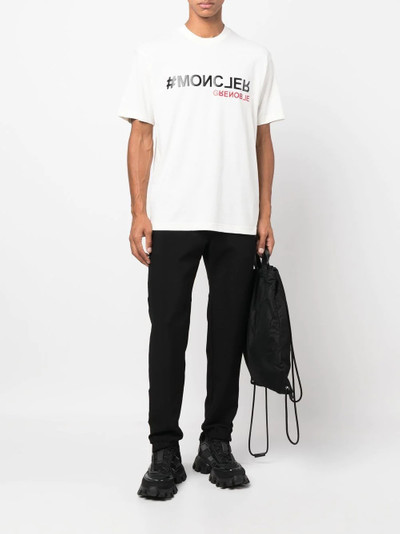 Moncler Grenoble hashtag-print T-shirt outlook