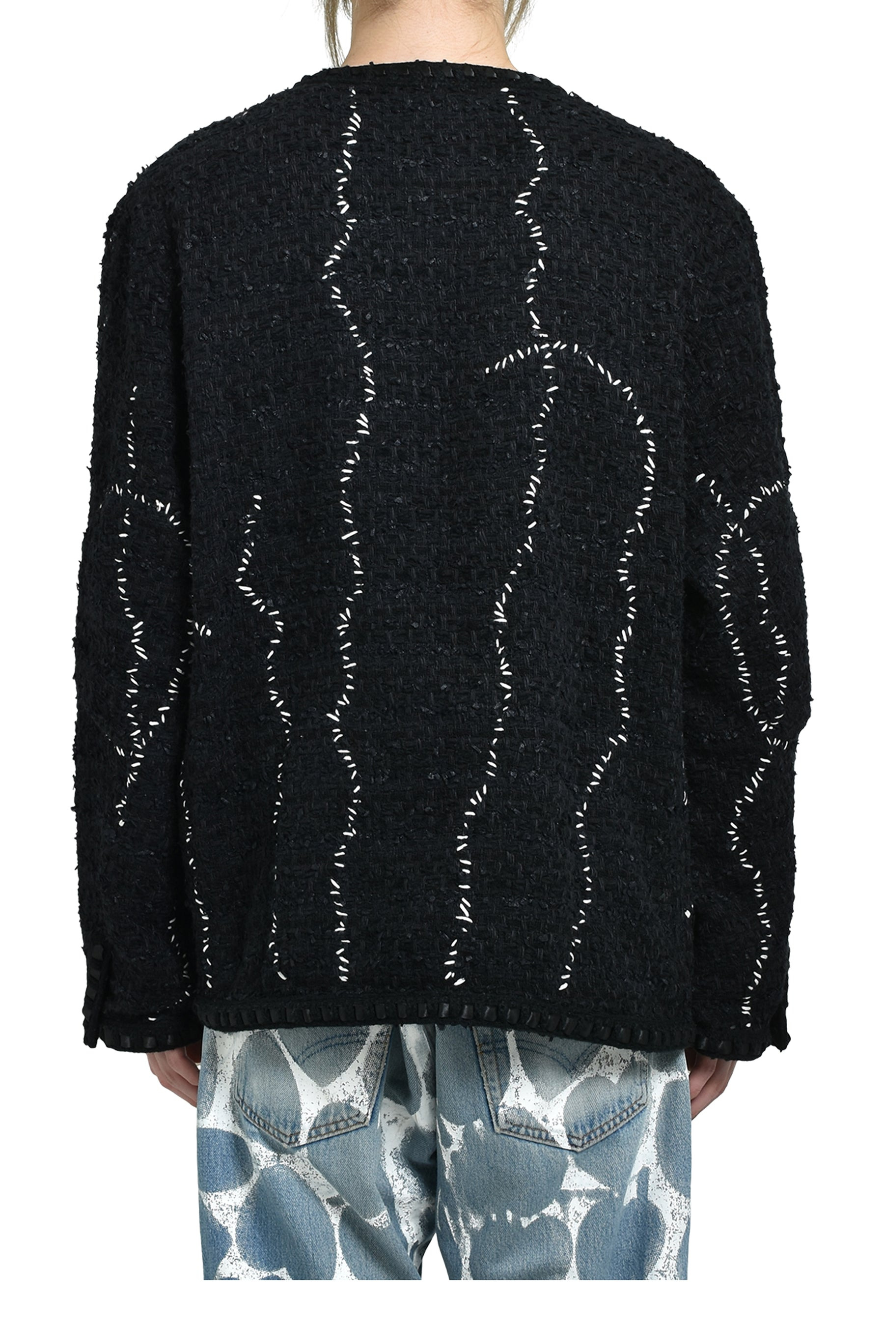 TWEED HOBO JACKET / BLK - 2