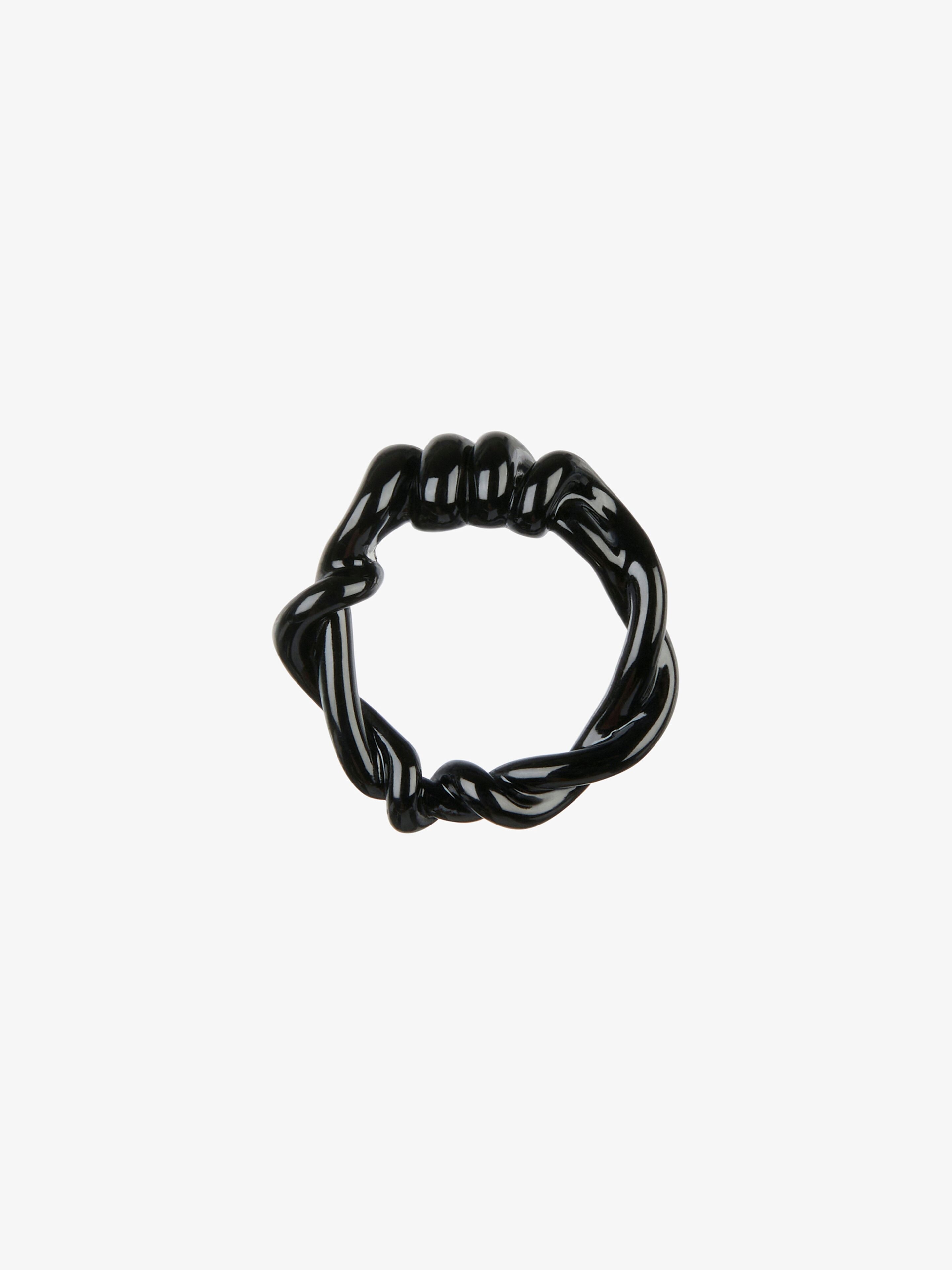 TWISTED RING IN ENAMEL - 1
