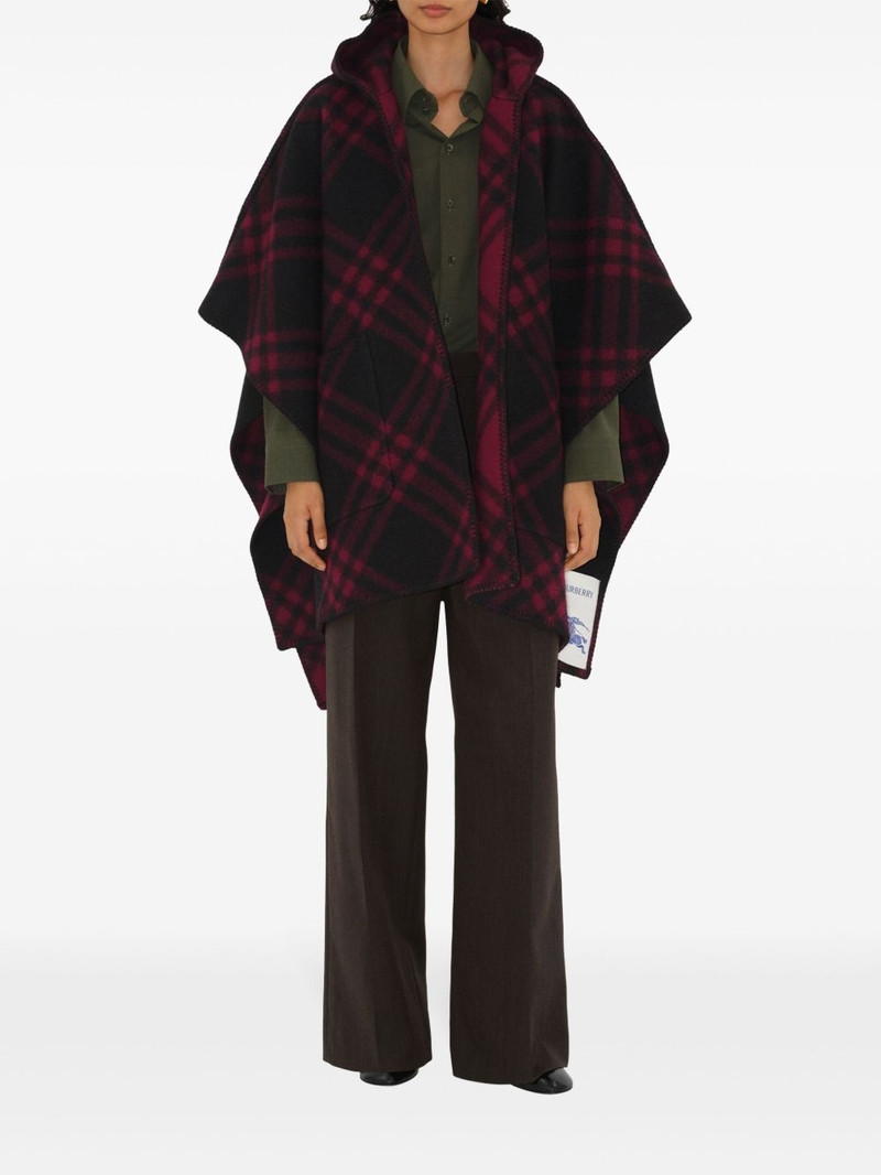 Burberry EDK wool cape outlook