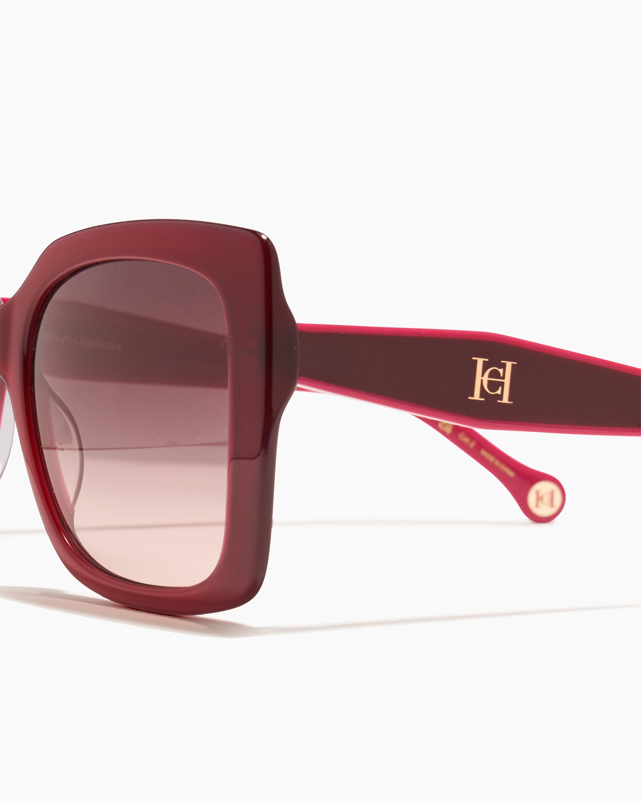 Oversized Sunglasses With Contrast Temples - 3