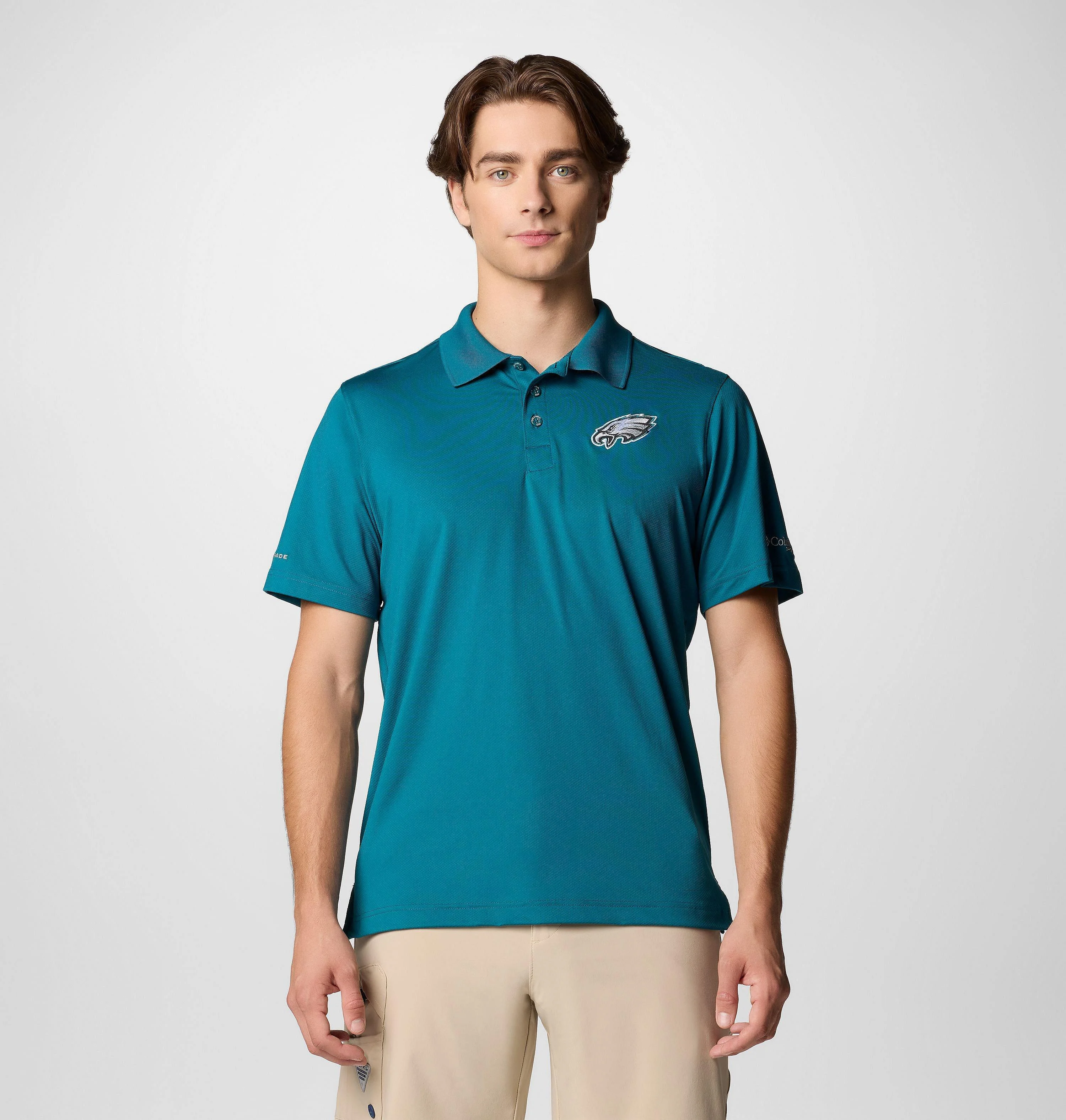 Men's PFG Low Drag Offshore Polo - Philadelphia Eagles - 1