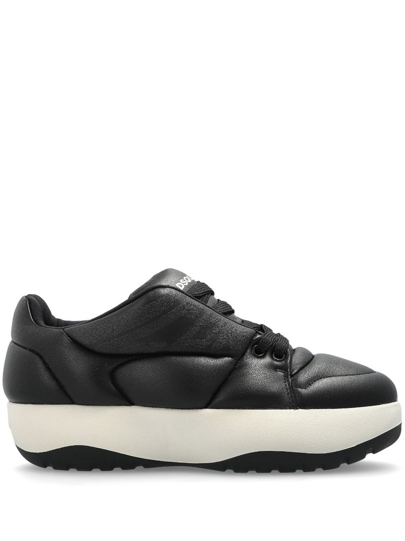 quilted leather sneakers 1