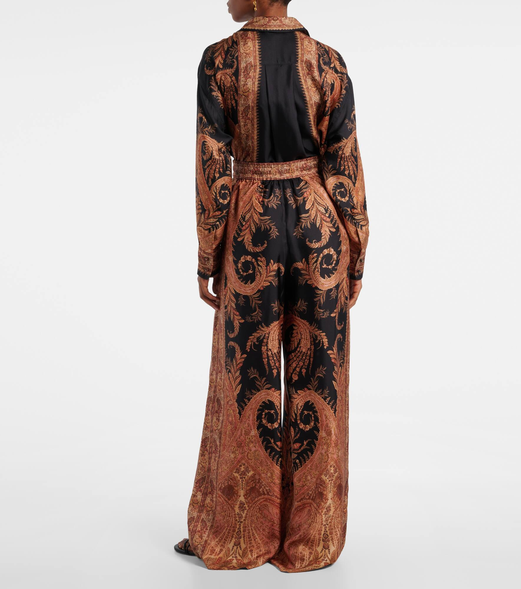Hypnotic silk wide-leg pants - 3