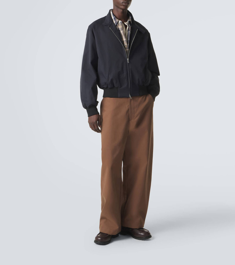 Studio Nicholson Bosworth cotton twill wide-leg pants outlook
