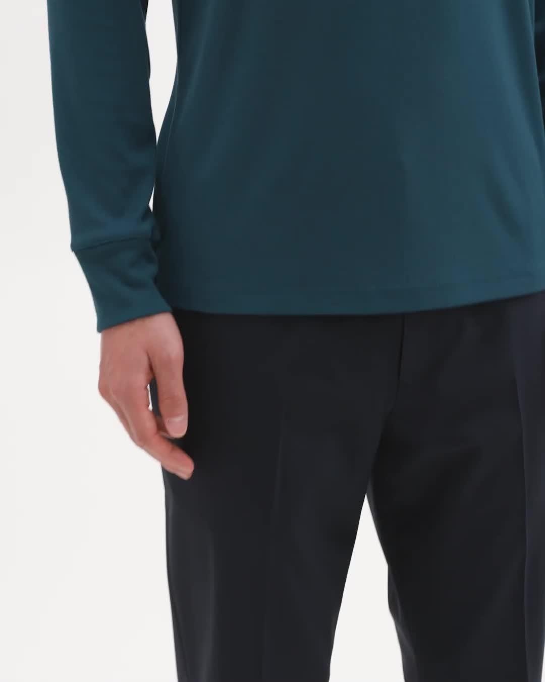 Essential Long-Sleeve Tee in Anemone Modal Jersey - 7